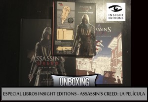 Unboxing e info de los nuevos libros de Insight Editions sobre Assassin’s Creed: La película